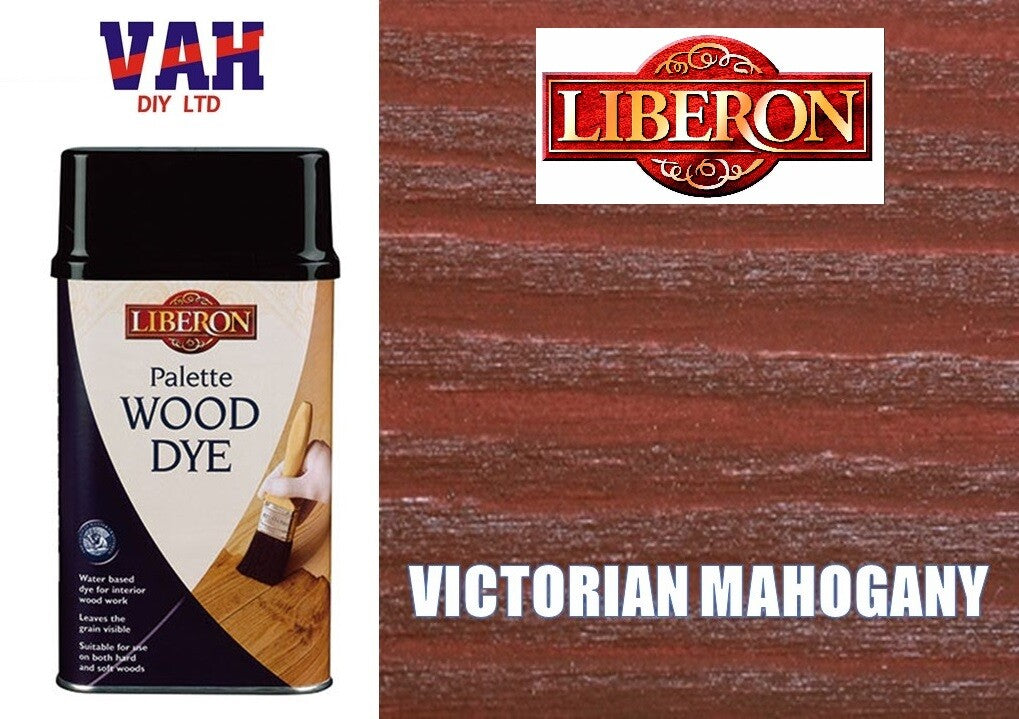 Liberon Palette Wood Dye ALL Shades and Sizes Available - Water Based Wood Dye