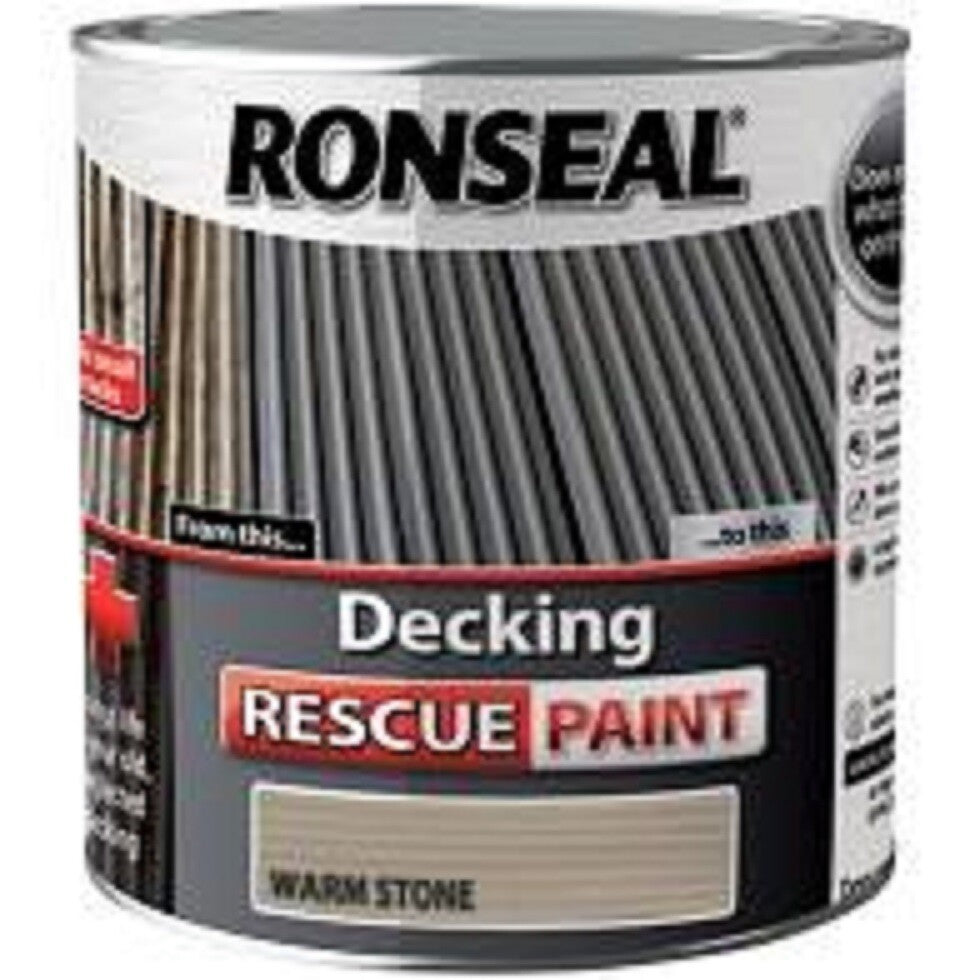 Ronseal Decking Rescue Paint - 2.5L- All Last Colours, Last Chance to Buy