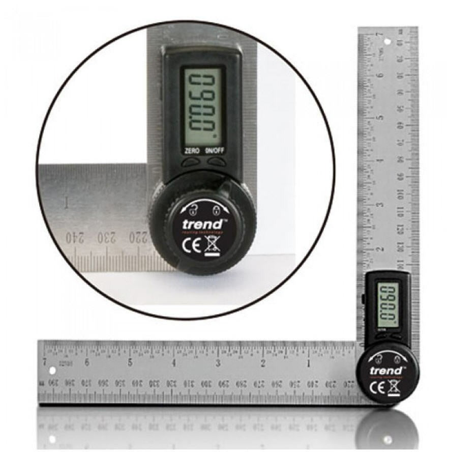 Trend Digital Angle Rule 200mm (7in) (2x200mm) Internal External Angle Finder
