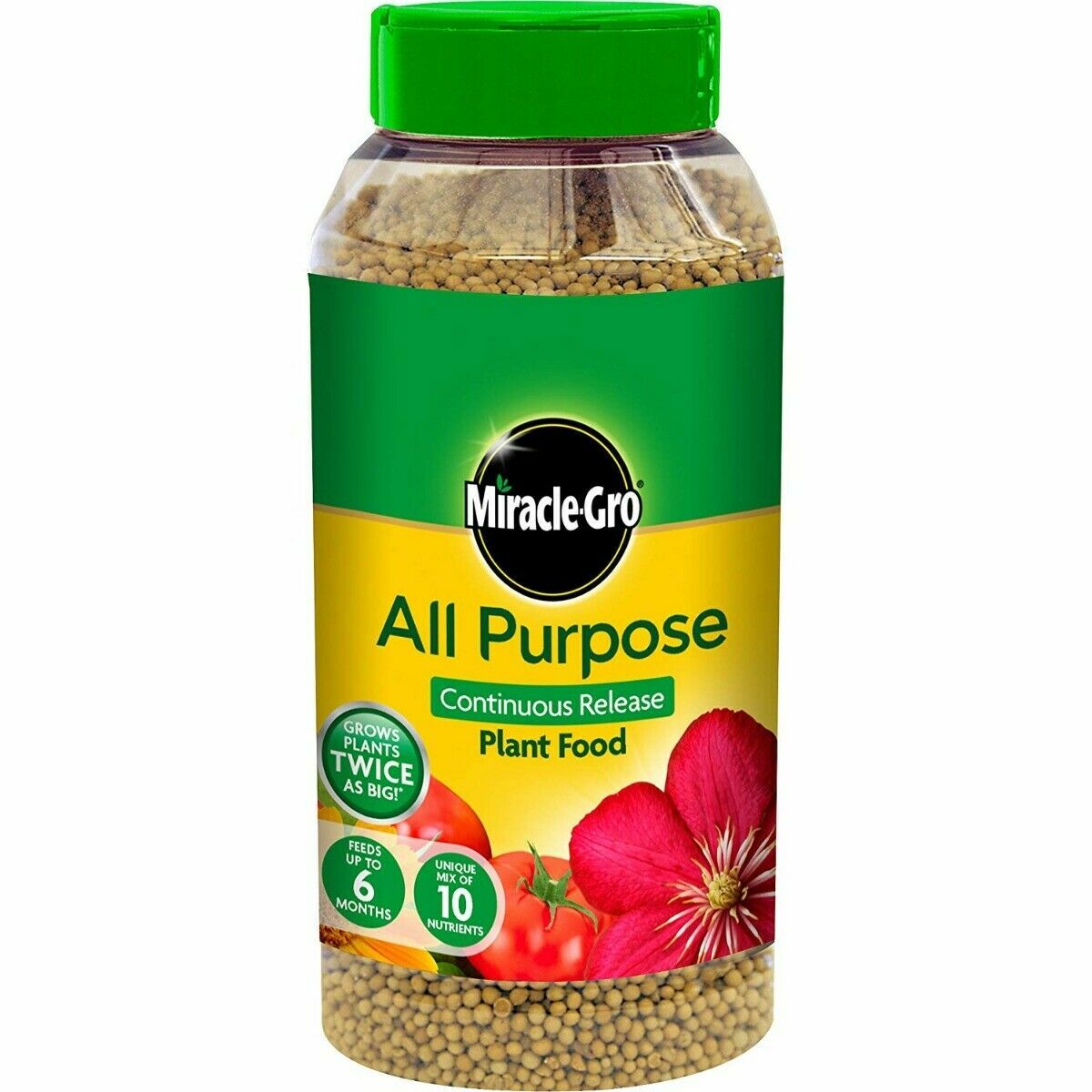 Miracle-Gro All Purpose Grow, Slow Continues Release Plant Food 1KG