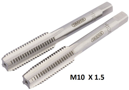 Draper  Hand Tap Set - Taper and Plug Taps - 3.5mm to 12mm