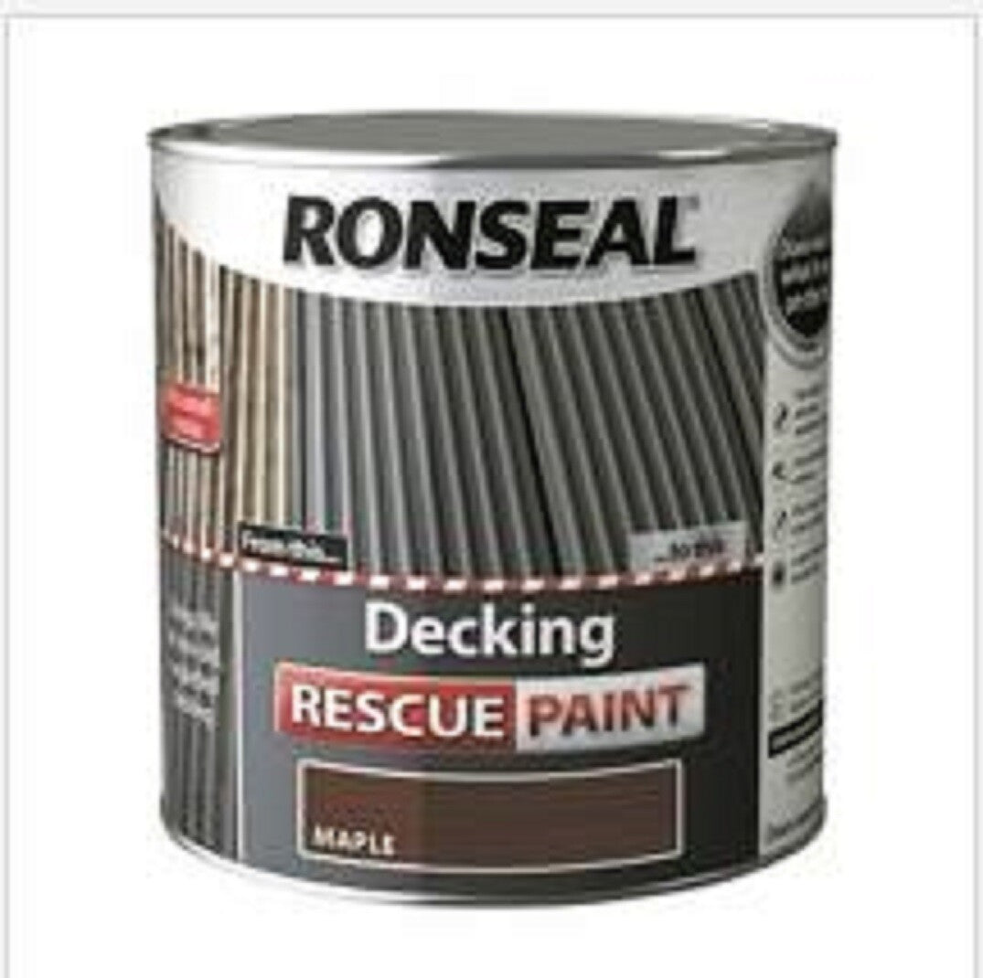 Ronseal Decking Rescue Paint - 2.5L- All Last Colours, Last Chance to Buy