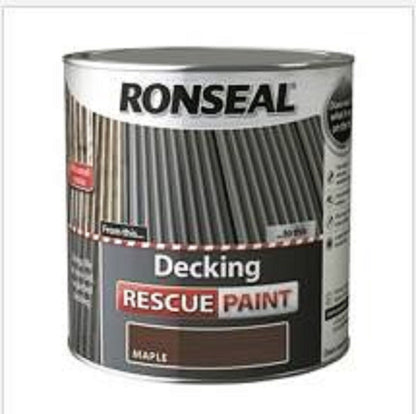 Ronseal Decking Rescue Paint - 2.5L- All Last Colours, Last Chance to Buy