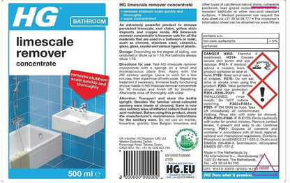 HG Limescale Remover (Concentrate) 500ml