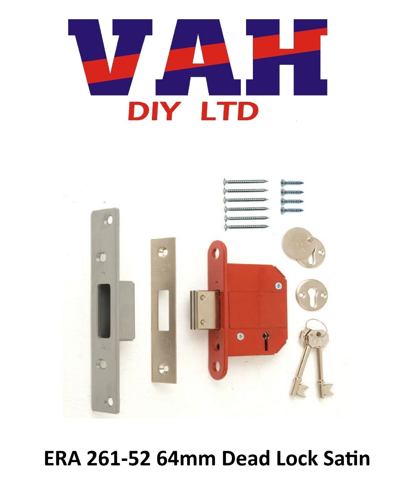ERA 261-52  Fortress British Standard Door Lock 64mm 2.5"