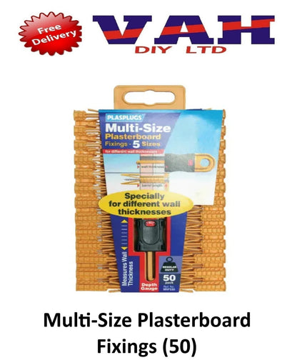 PLASPLUGS Standard - GP600 & Heavy Duty - BJP700 Brown Multi-Fix Wall Plugs