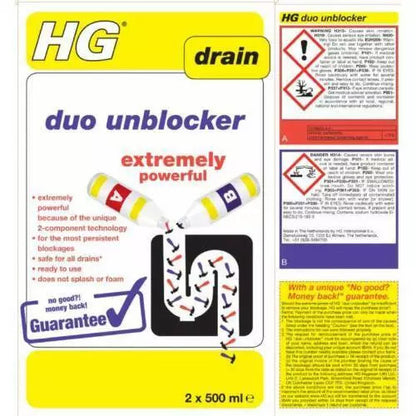 HG Duo Drain Unblocker 1L