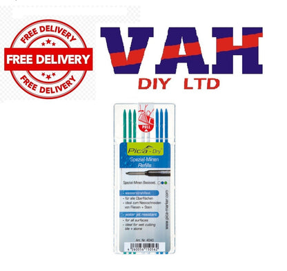 PICA DRY REFILLS WATER JET RESISTANT - BLUE, GREEN, & WHITE - 4040