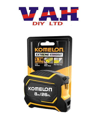 Komelon PWB82E Extreme Stand-out Pocket Tape 8m/26ft (Width 32mm) KOMPWB82E