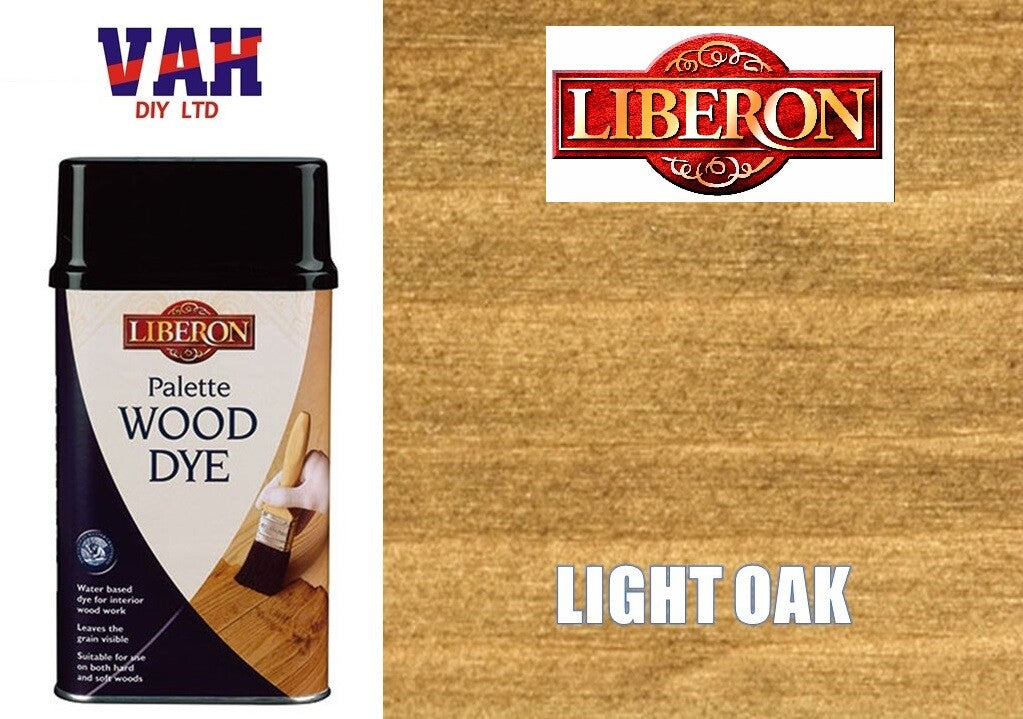 Liberon Palette Wood Dye ALL Shades and Sizes Available - Water Based Wood Dye
