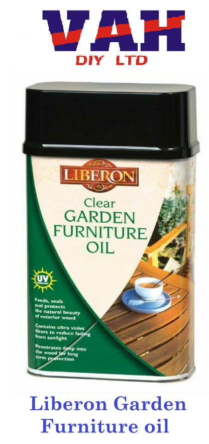 Liberon GFOCL500 500ml Garden Furniture Oil - Clear