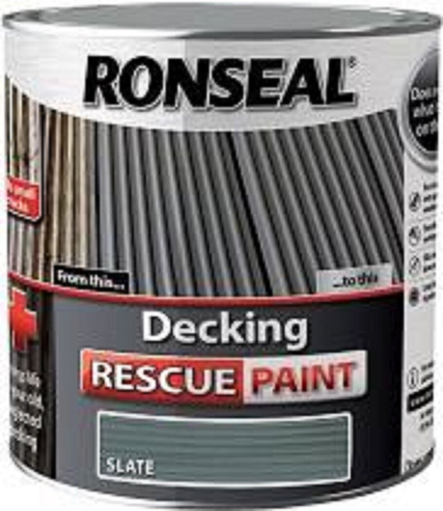 Ronseal Decking Rescue Paint - 2.5L- All Last Colours, Last Chance to Buy
