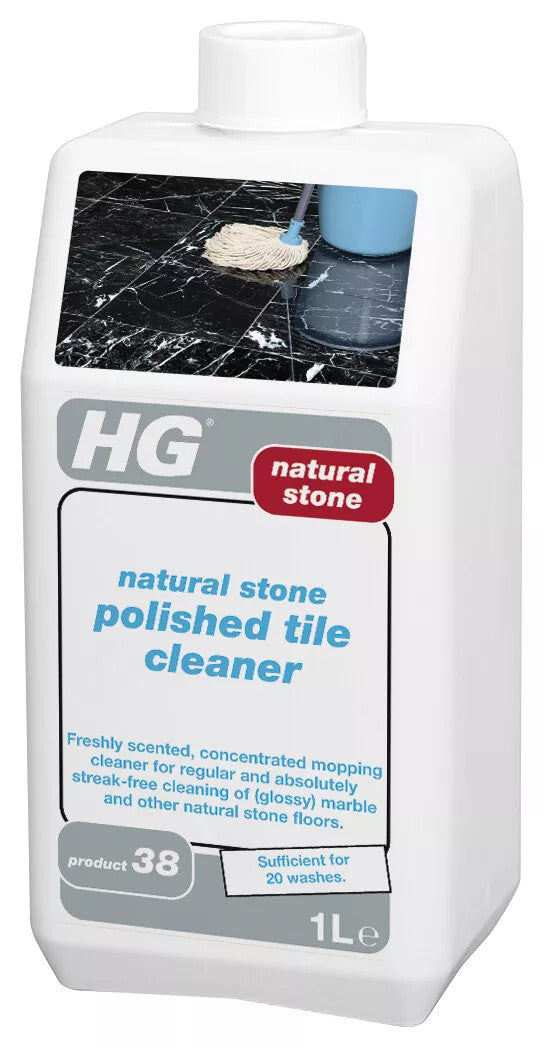 HG Natural Stone Polished Tile Cleaner 1L Streak-free (38)