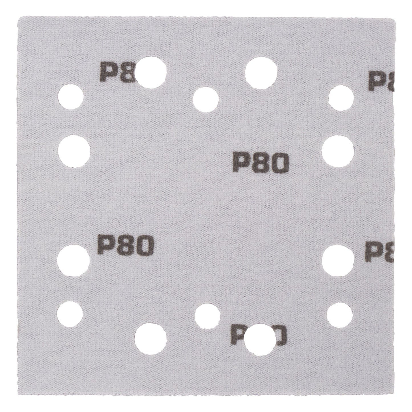 Trend 115mm x 107mm 6-Hole 1/4 Sheet Sanding Pad 80g 10 Pack