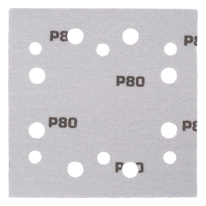 Trend 115mm x 107mm 6-Hole 1/4 Sheet Sanding Pad 80g 10 Pack