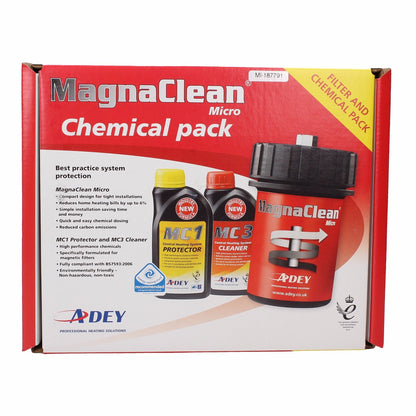 Magnaclean Professional 22mm Chemical Pack + MC1 + MC3