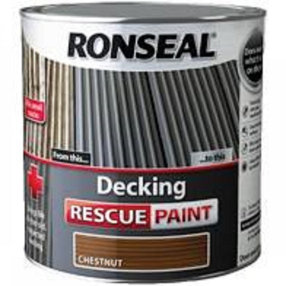 Ronseal Decking Rescue Paint - 2.5L- All Last Colours, Last Chance to Buy