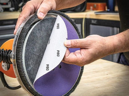 Trend 225mm Zirconium Random Orbital Sanding Disc 60g 10 Pack