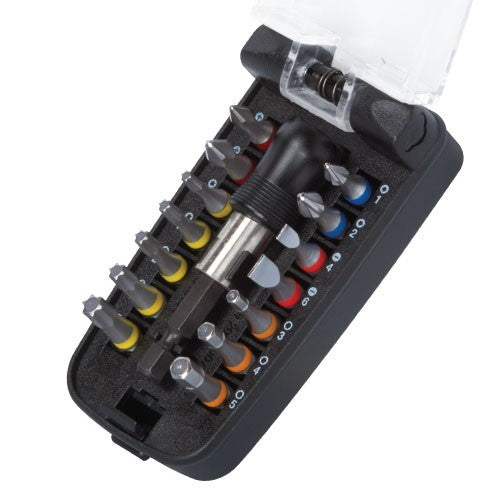Trend Snappy Colour Ring Torsion Zone Bit Set 15pc