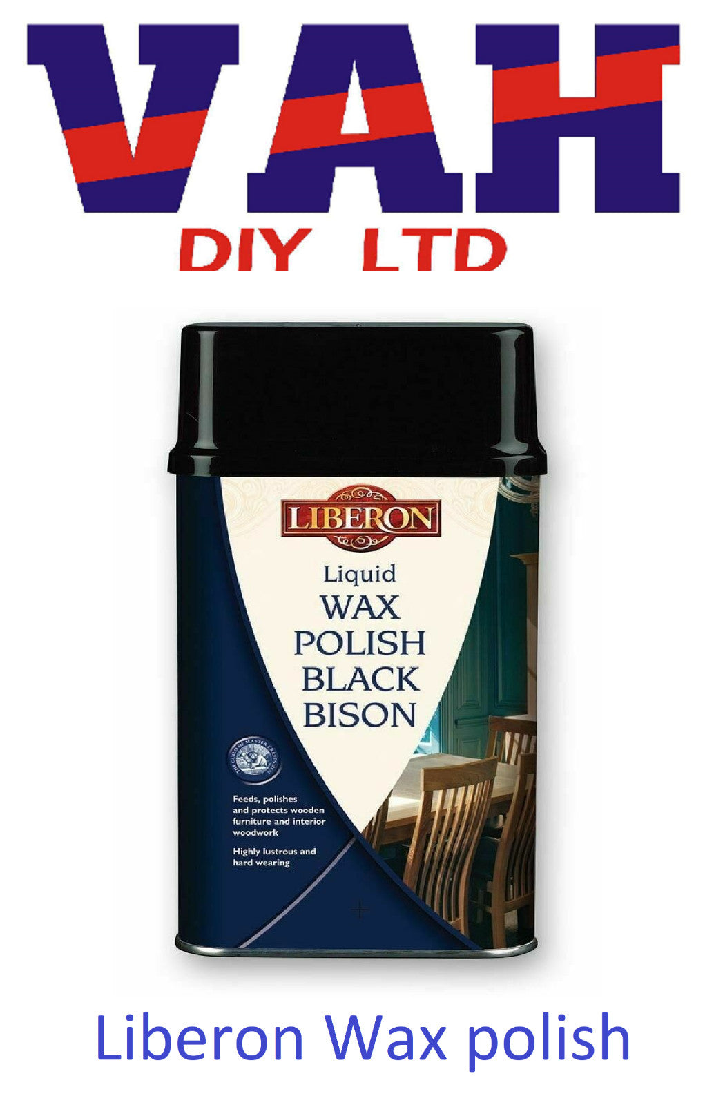 Liberon Black Bison Liquid Wax, Furniture Polish--500ml--FREE DELIVERY