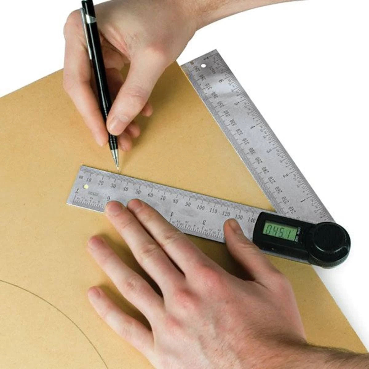 Trend Digital Angle Rule 200mm (7in) (2x200mm) Internal External Angle Finder