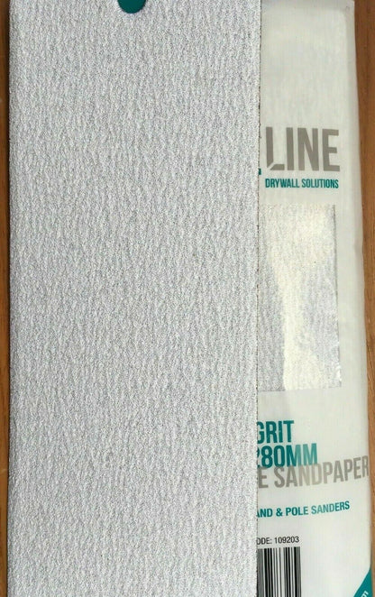 sandpaper 100 x 280mm TRADELINE DRYLINE SOLUTIONS 100 grit