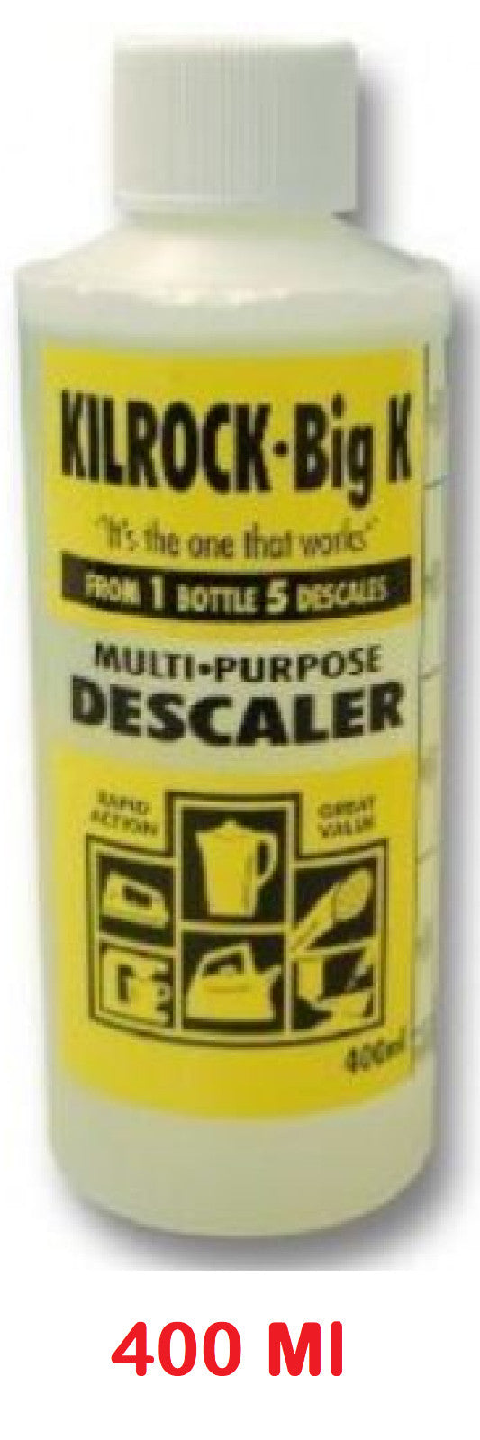 Kilrock Range Of Descalers 160ml to 1 Litre Poly Bottle