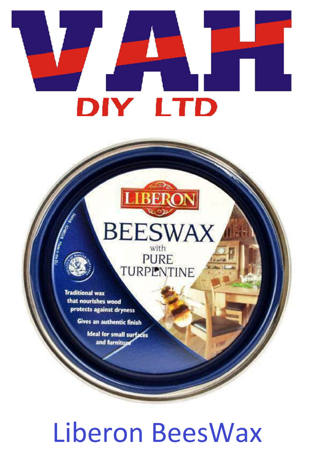 Liberon Beeswax Paste with Pure Turpentine - 150ml & 500ml