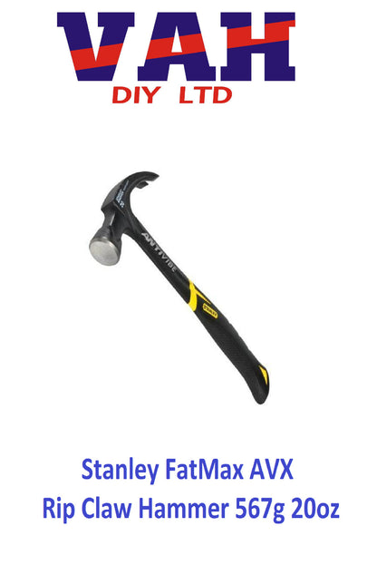 Stanley STA151277 FatMax AVX Rip Claw Hammer 567g 20oz