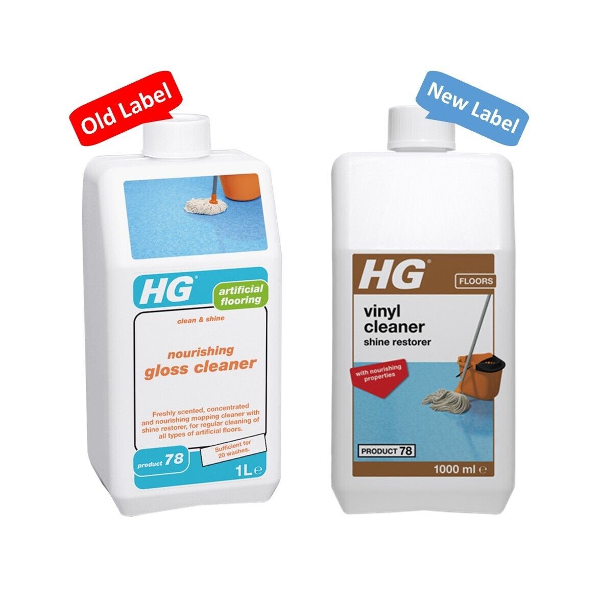 HG Vinyl Cleaner Shine Restorer 1L (78)