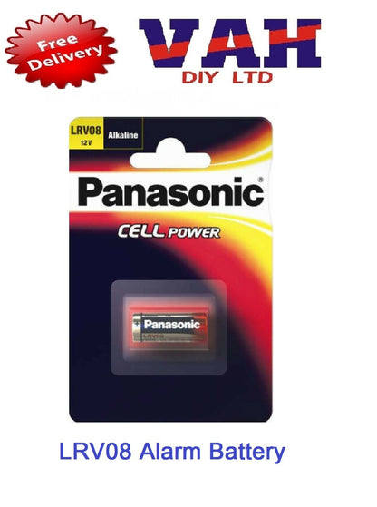 Panasonic LRV08 Car Alarm Battery Alakaline Long Life Small 12 Volt Cell Power