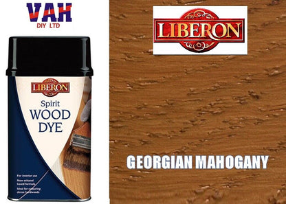 SPIRIT BASED WOOD DYE LIBERON  CHOICE OF COLOUR AND SIZES
