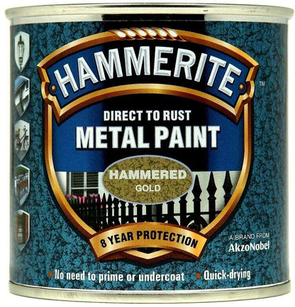 Hammerite Direct To Rust Quick Drying Metal Paint 250ml,  750ml, 2.5L Colours