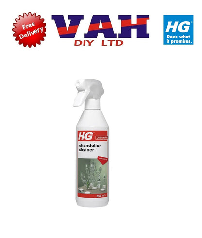 HG Chandelier Spray Cleaner 500ml - Spotless And Shining Results Cleans in Situ
