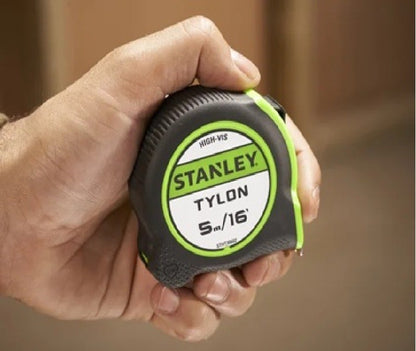 Stanley Hi-Viz 5m/16ft  Pocket Tylon Tape Measure