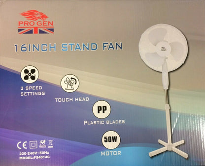 PROGEN  16” Stand Fan Pedestal/Cooling Fan