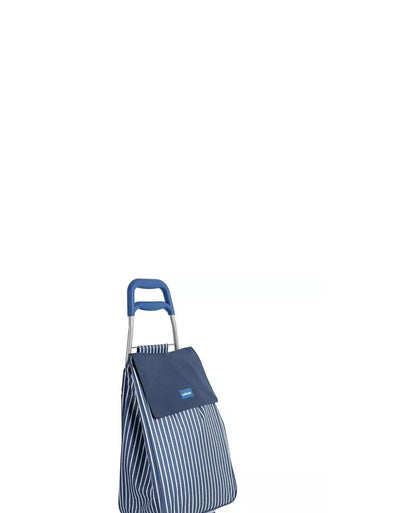 Sabichi Boucherie Blue And White Stripe Shopping Trolley