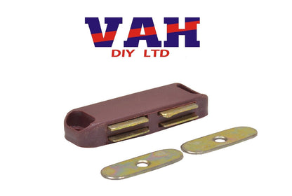 MAGNETIC CATCH WHITE OR BROWN SINGLE OR DOUBLE