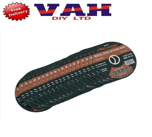 20 x  Metal Cutting Discs For Angle Grinder Ultra Thin 115mm X 1mm