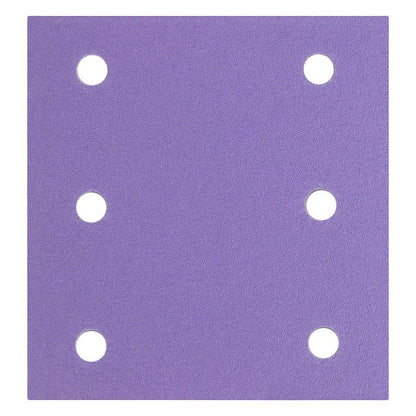 Trend 115mm x 107mm 6-Hole 1/4 Sheet Sanding Pad 60g 10 Pack