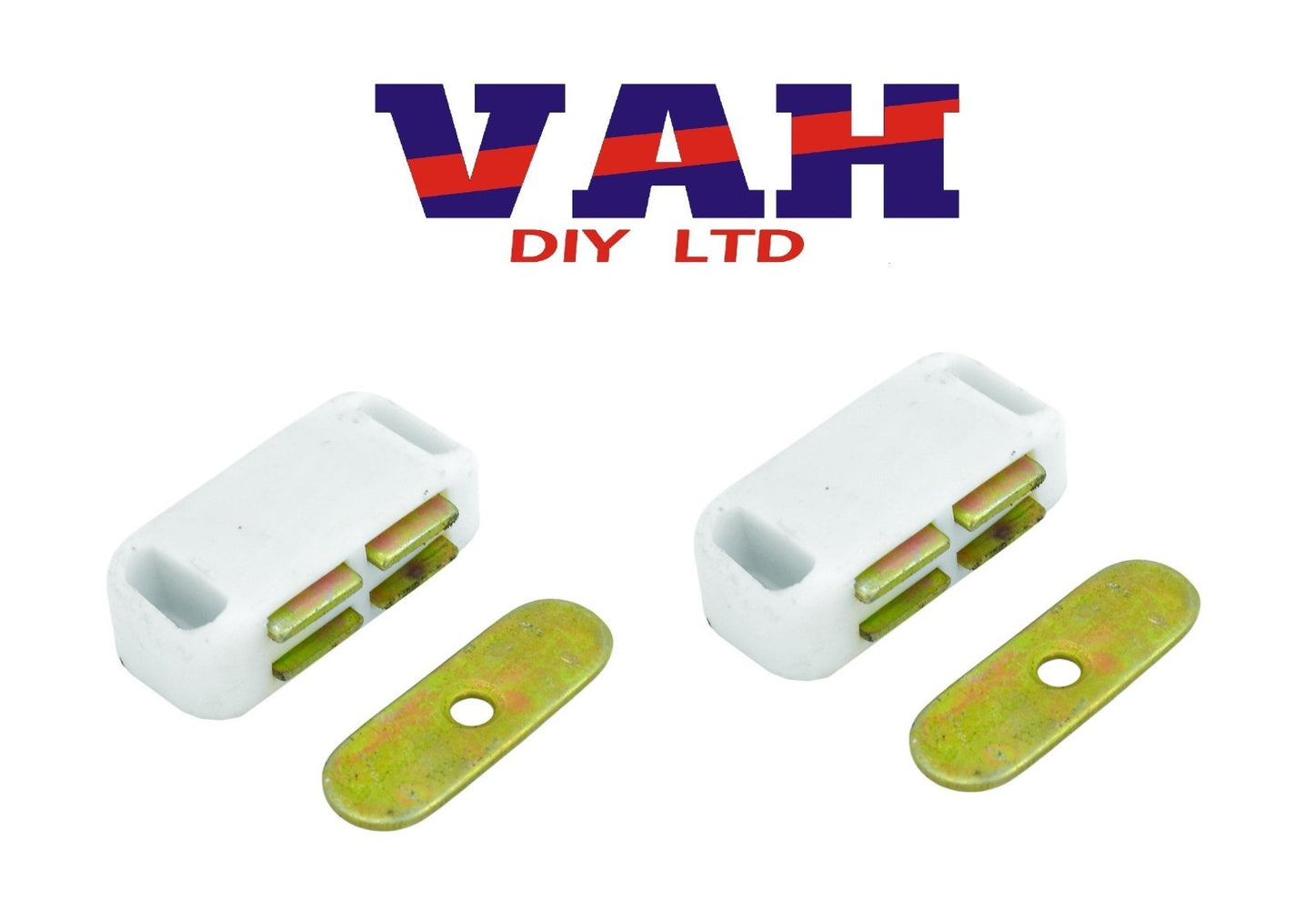 MAGNETIC CATCH WHITE OR BROWN SINGLE OR DOUBLE
