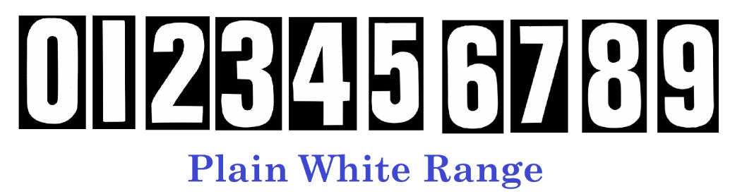 Big 7" Wheelie Bin Numbers Self Adhesive 17.5mm Vinyl Stickers