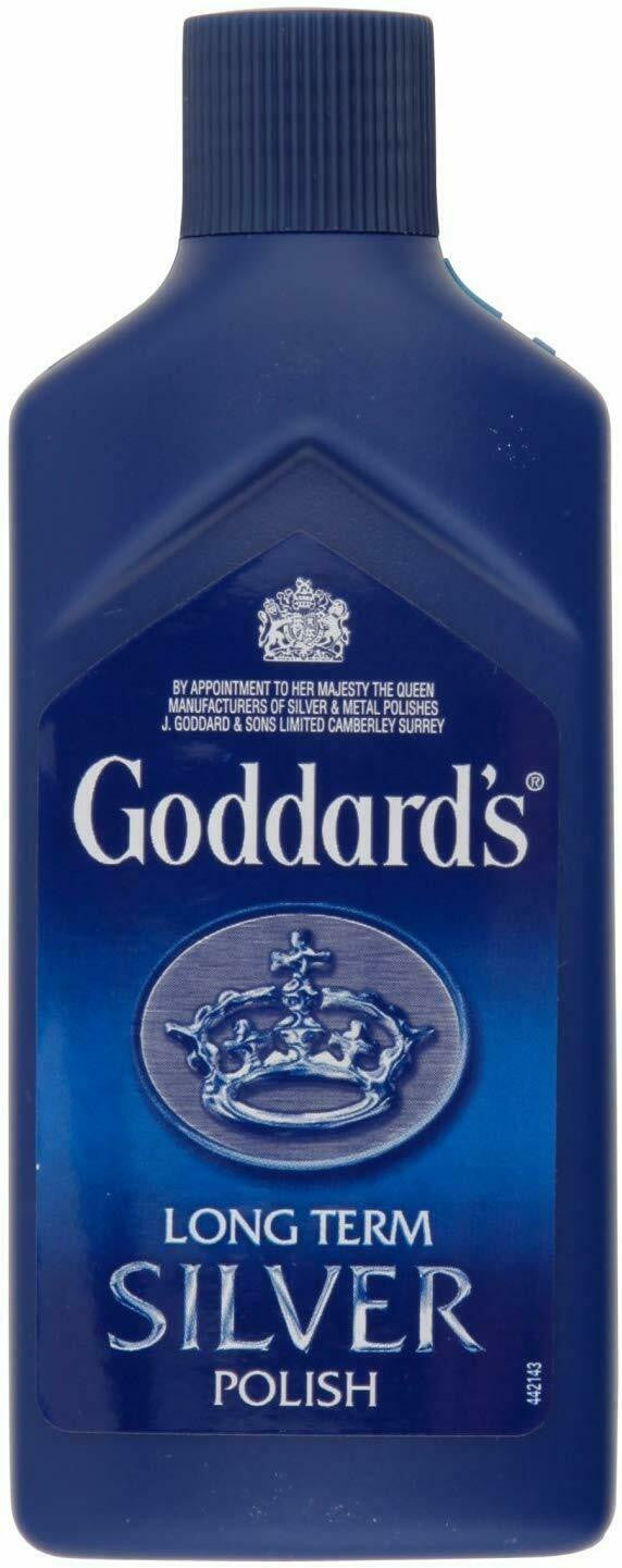 Goddard's Long Term Silver Polish Clean Jewellery Cleaner Protect & Shine 125 Ml