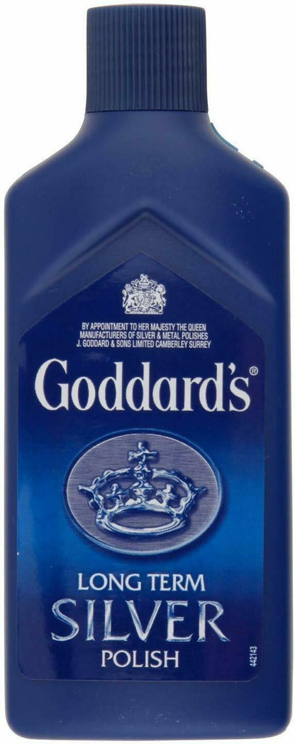 Goddard's Long Term Silver Polish Clean Jewellery Cleaner Protect & Shine 125 Ml