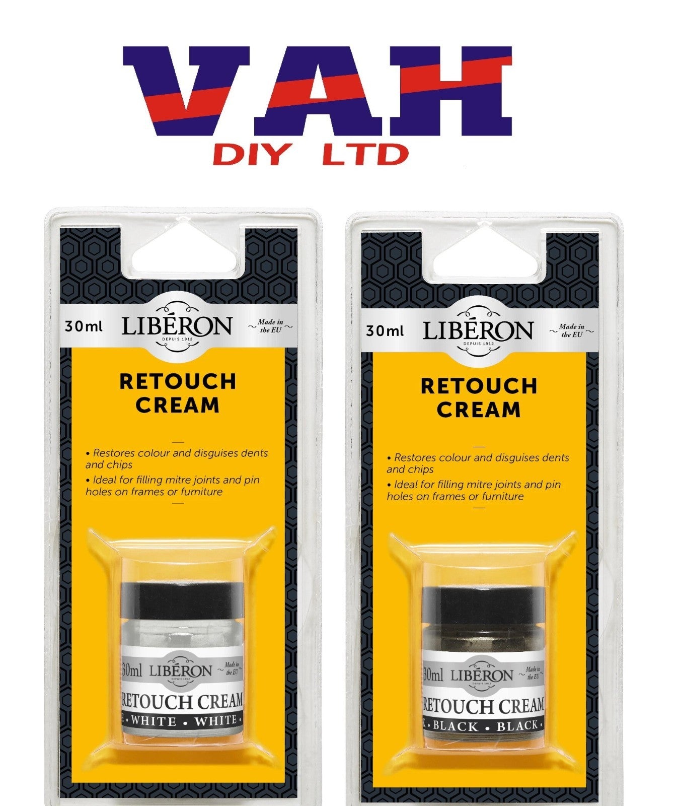 Liberon Retouch Cream 30ml Restores Colour and Disguises Dents And Chips & Holes