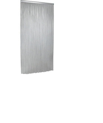 The Buzz Aluminium Chain Fly Screen For Doors Butchers Insect Chain