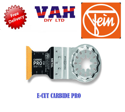 Fein 35mm E Cut Carbide Pro Plunge Metal,Nailed Wood Cut Saw Blade, 63502236210