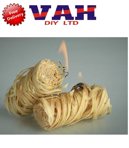 Natural Odourless Firelighters For Fires And Barbecues Flamers Only 1 Required