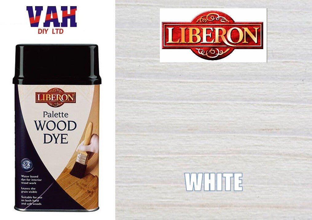 Liberon Palette Wood Dye ALL Shades and Sizes Available - Water Based Wood Dye