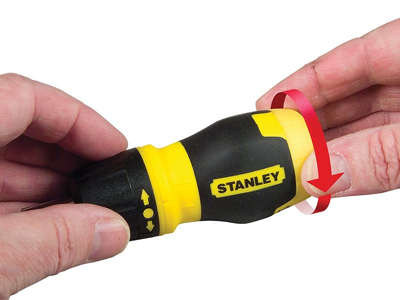 Stanley Multibit Ratchet Stubby Screwdriver & Bits (0-66-358)